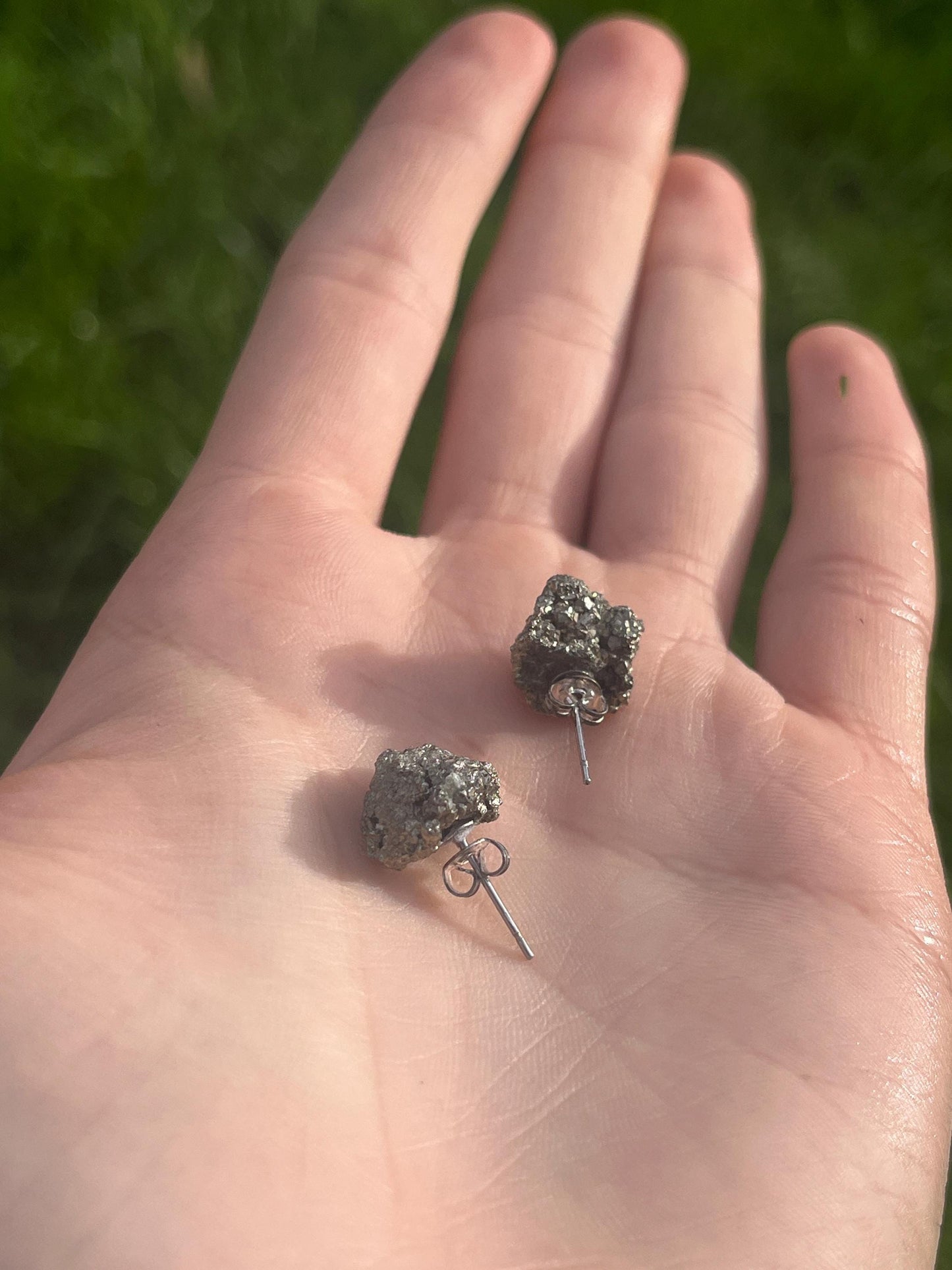 Pyrite - 925 Sterling Silver Earrings