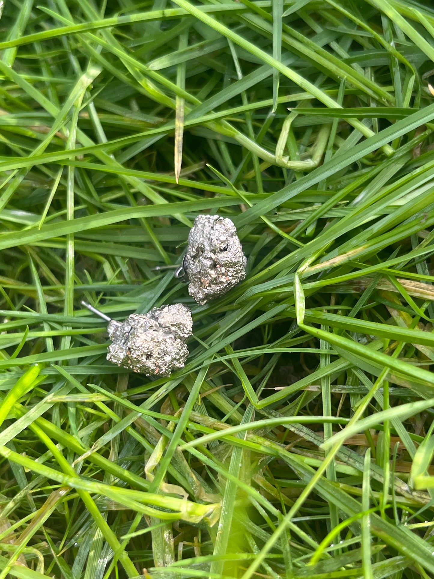 Pyrite - 925 Sterling Silver Earrings