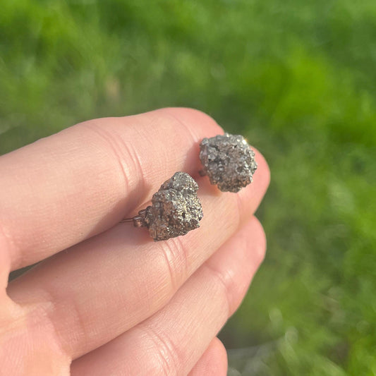 Pyrite - 925 Sterling Silver Earrings