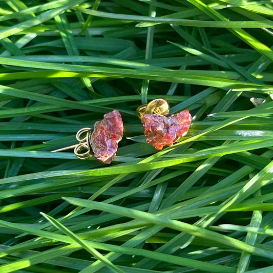 Vanadinite 925 Sterling Silver Earrings