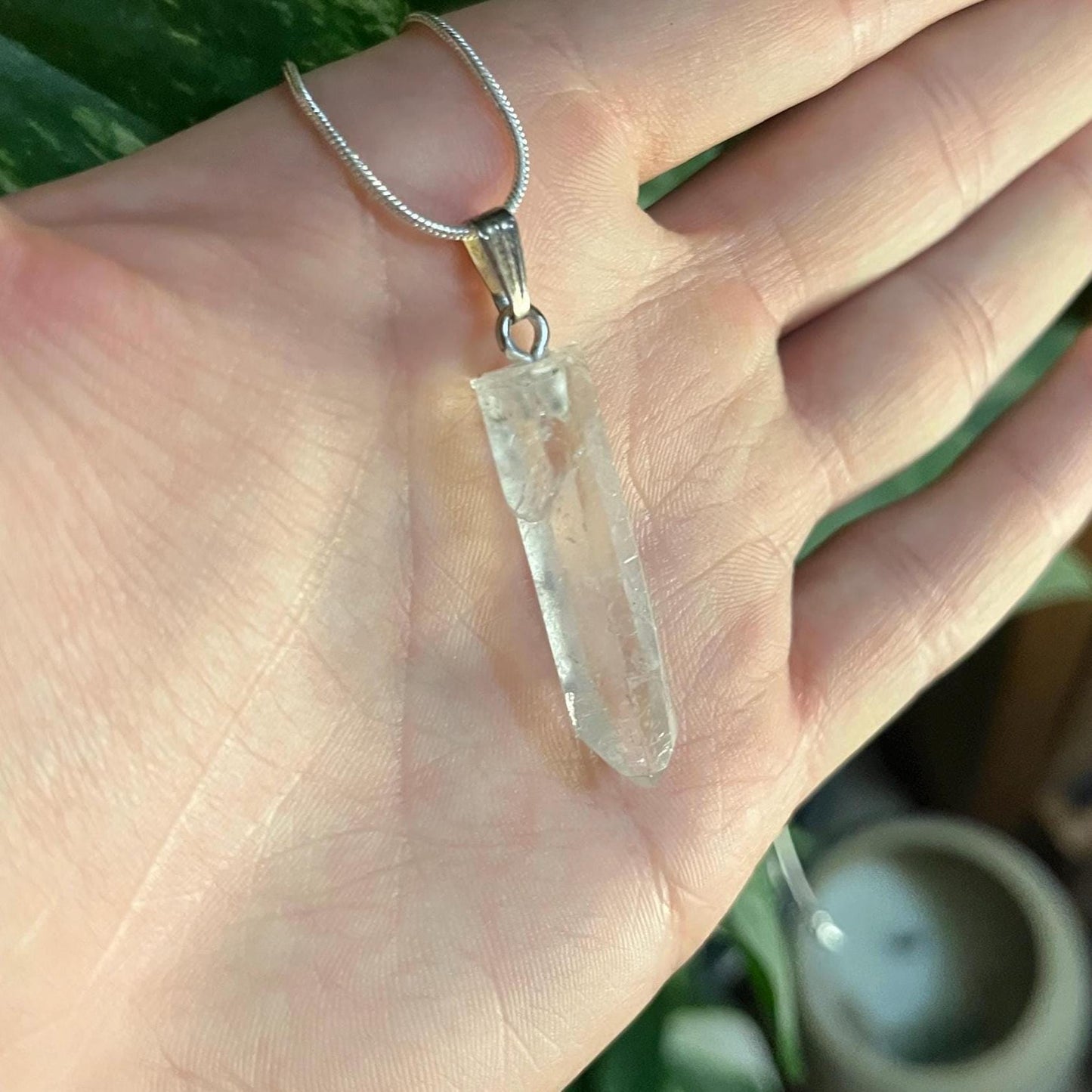 Quartz 925 Sterling Silver Necklace